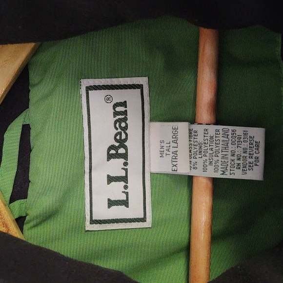 LLBean Reflective Primaloft Hoodless Jacket Men's sz XL Tall - Picture 2 of 10